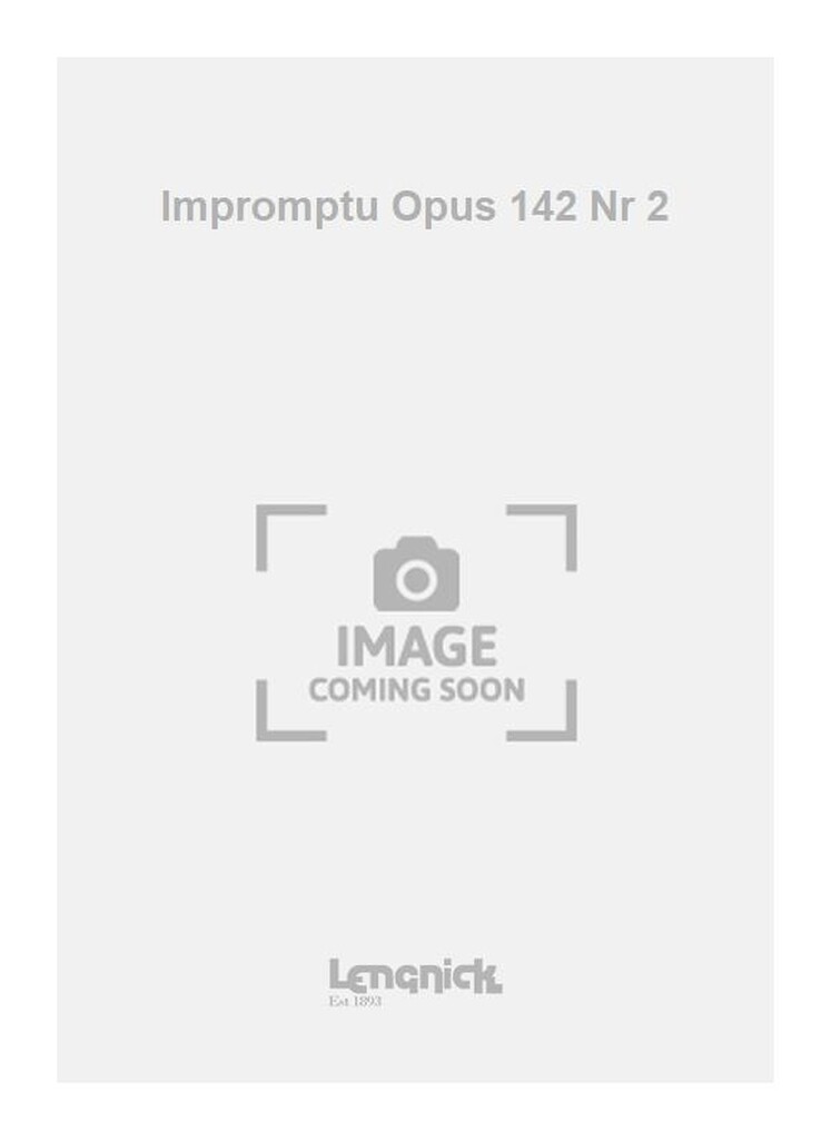 Impromptu Opus 142 Nr 2